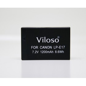 Viloso LP-E17 Rechargeable Li-ion Battery for Canon EOS 750D and 760D DSLR Camera